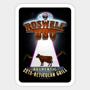 Roswell BBQ [poster] Sticker